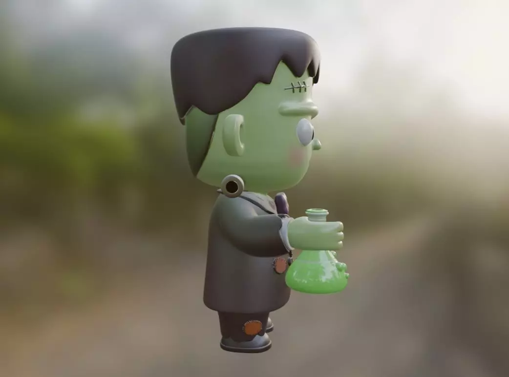 Halloween Legends 3D Models Pack  Low-poly 3D model_5