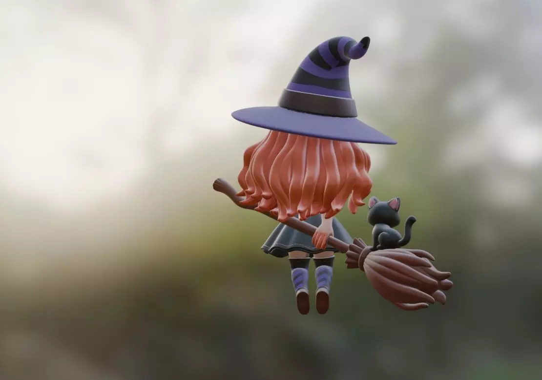 Halloween Legends 3D Models Pack  Low-poly 3D model_43