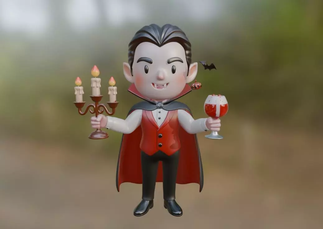 Halloween Legends 3D Models Pack  Low-poly 3D model_23