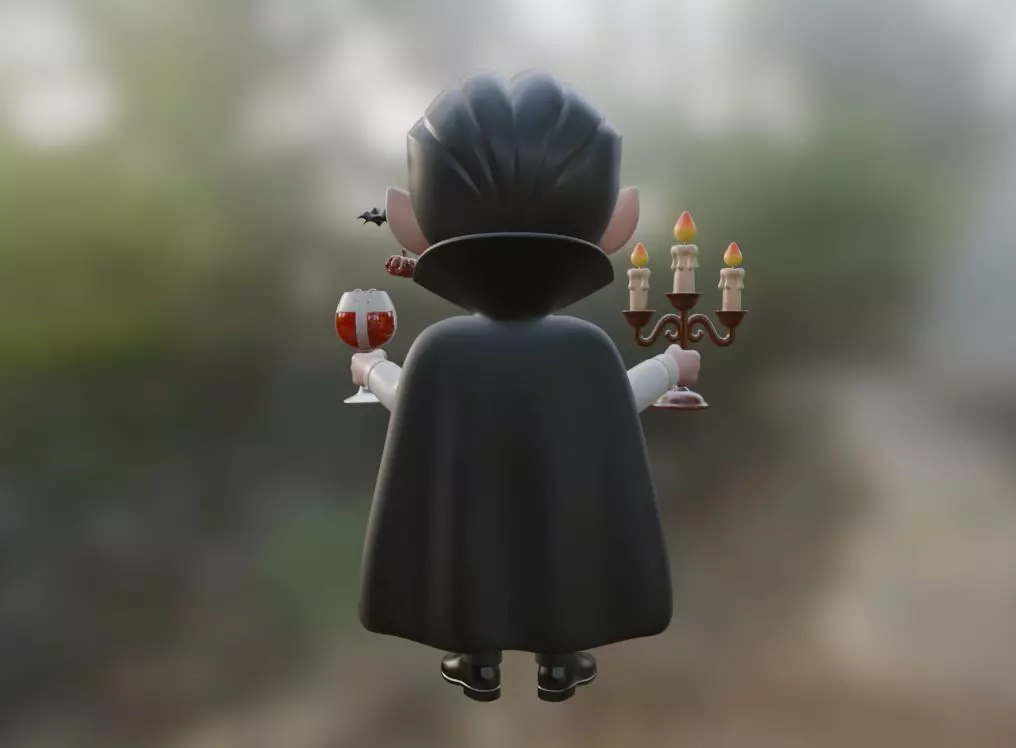 Halloween Legends 3D Models Pack  Low-poly 3D model_26