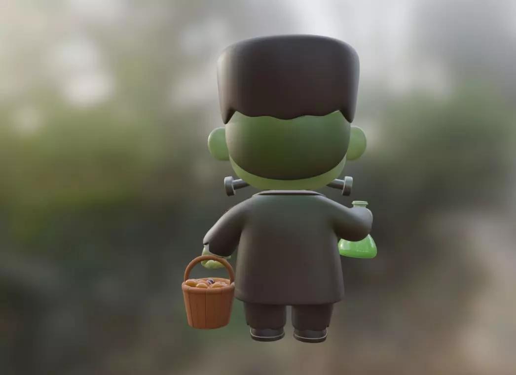 Halloween Legends 3D Models Pack  Low-poly 3D model_6