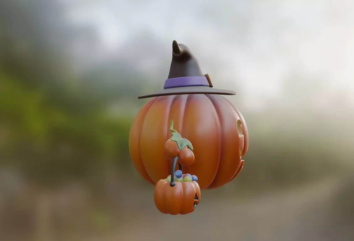 Halloween Legends 3D Models Pack  Low-poly 3D model_1