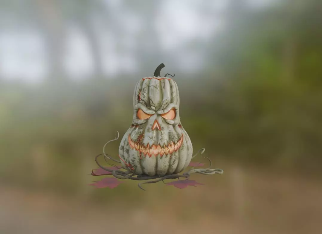 Halloween Legends 3D Models Pack  Low-poly 3D model_33