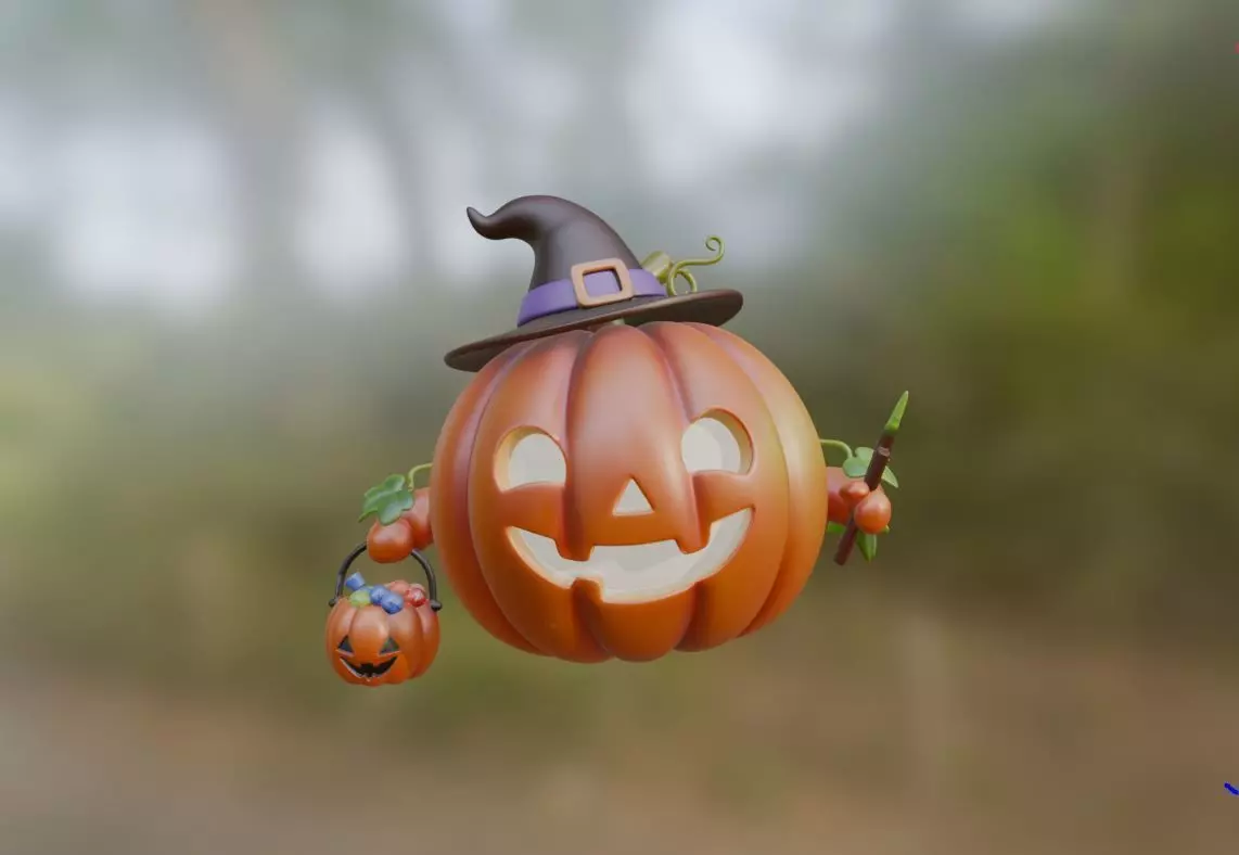 Halloween Legends 3D Models Pack  Low-poly 3D model_0