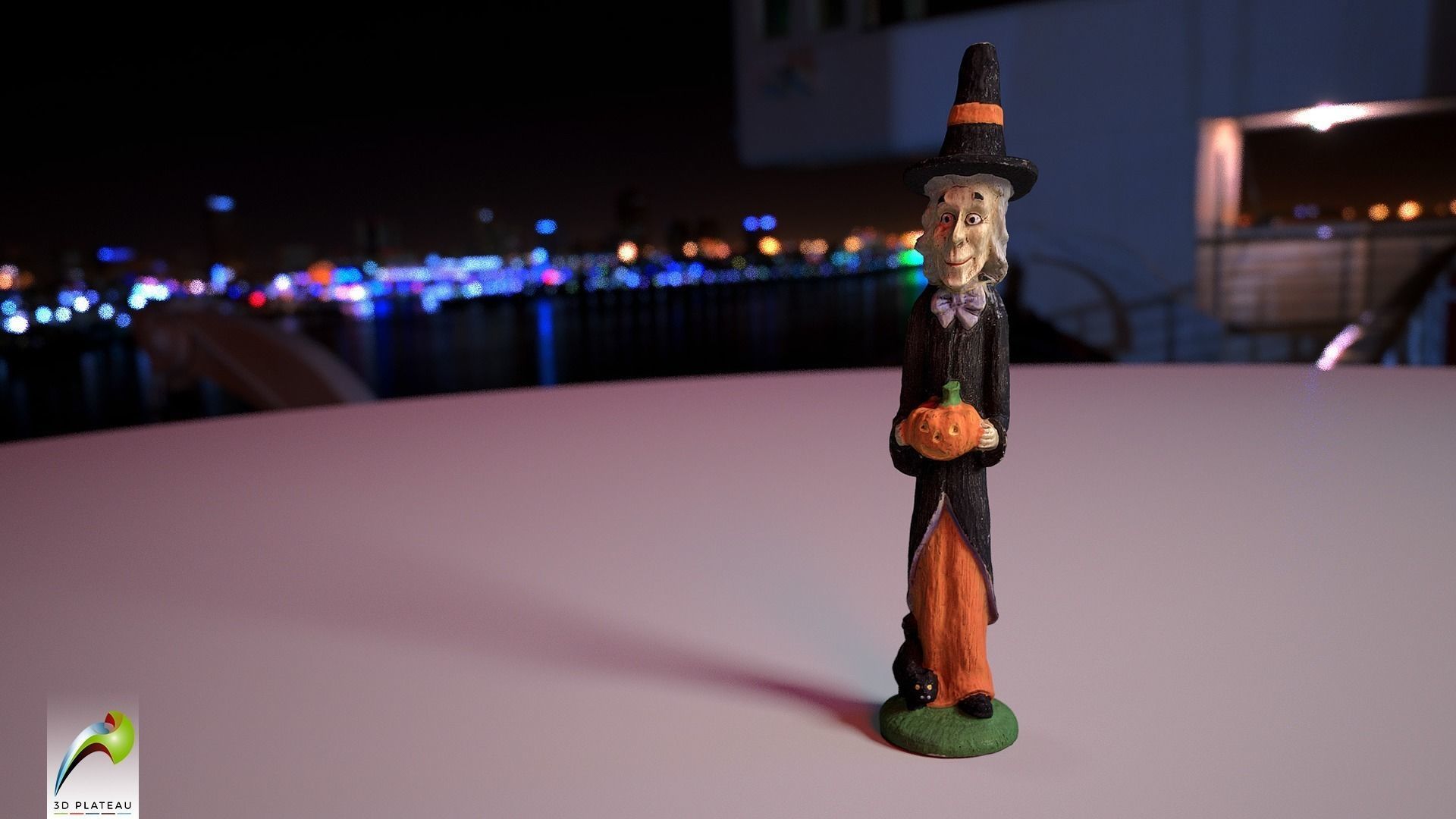 0002-11 Witch Low-poly 3D model_0