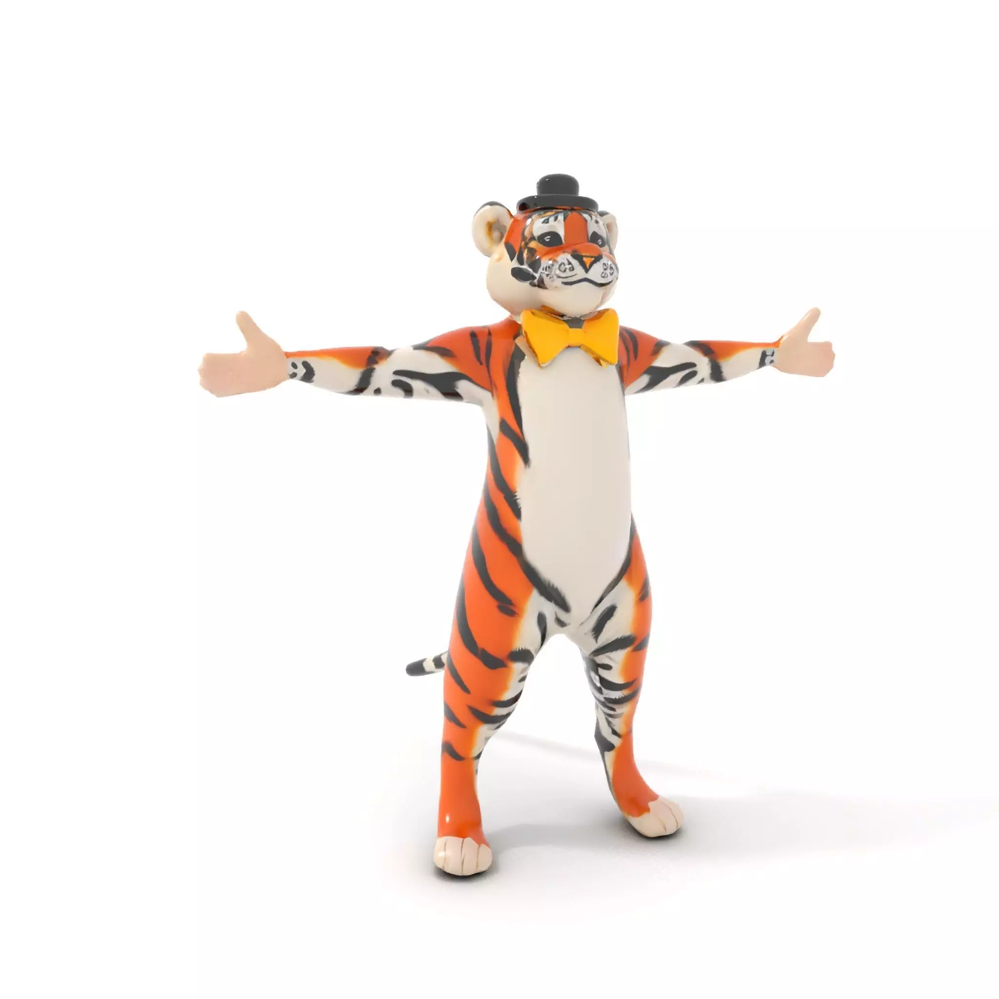 Elegant Tiger Performer model pack Low-poly 3D model_6