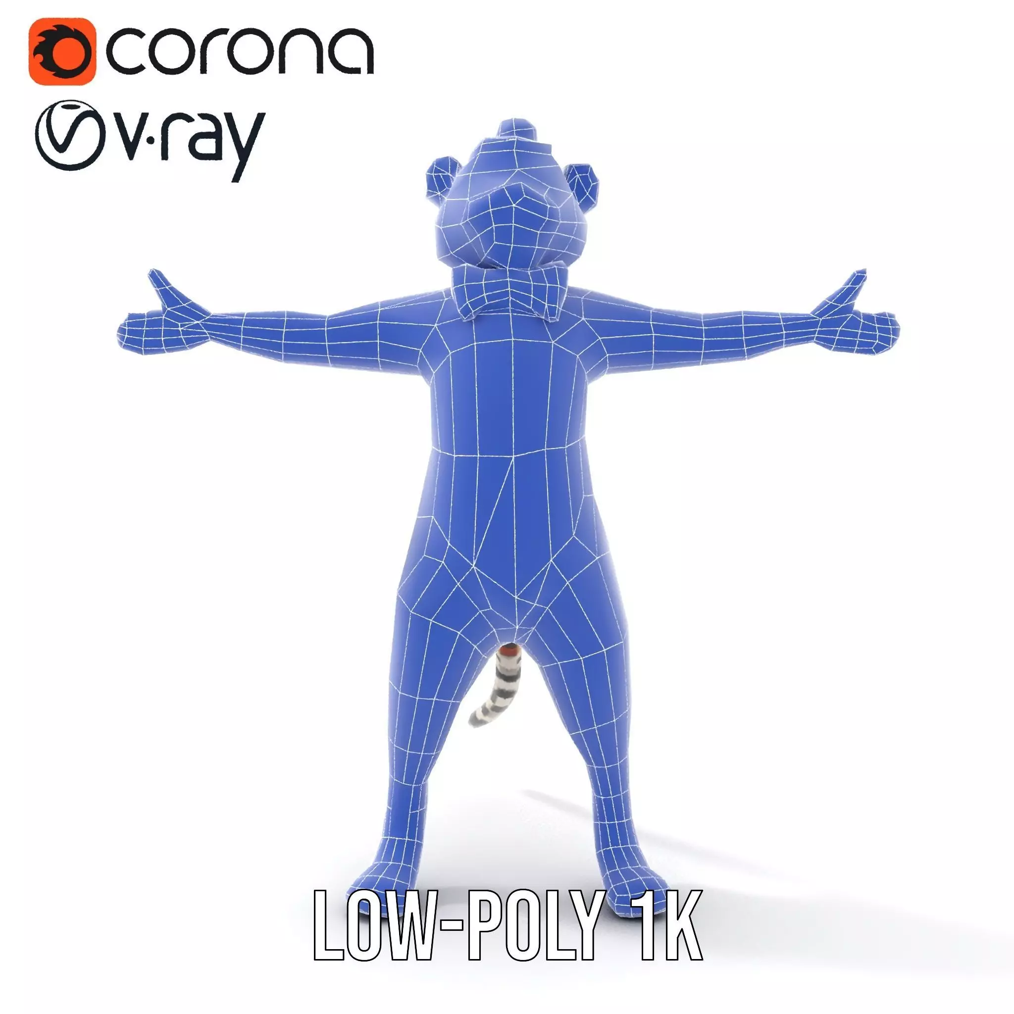 Elegant Tiger Performer model pack Low-poly 3D model_28
