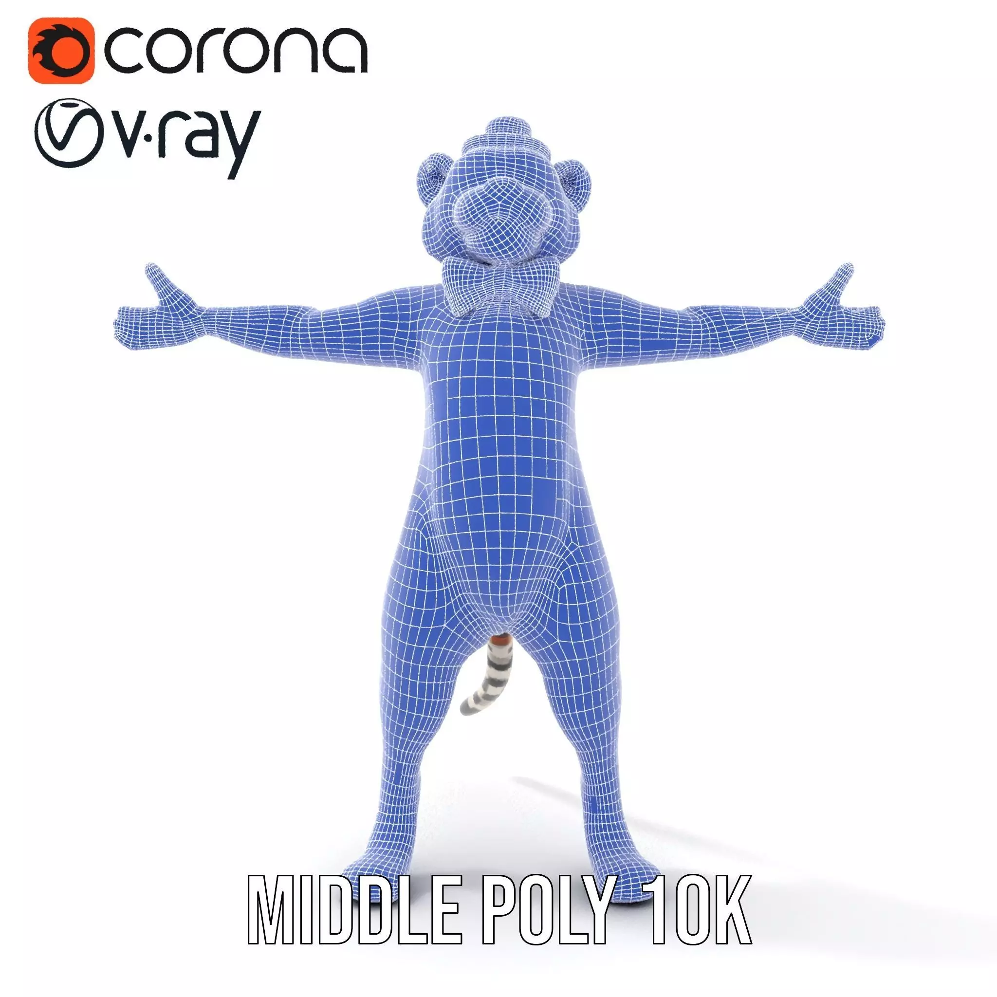 Elegant Tiger Performer model pack Low-poly 3D model_24