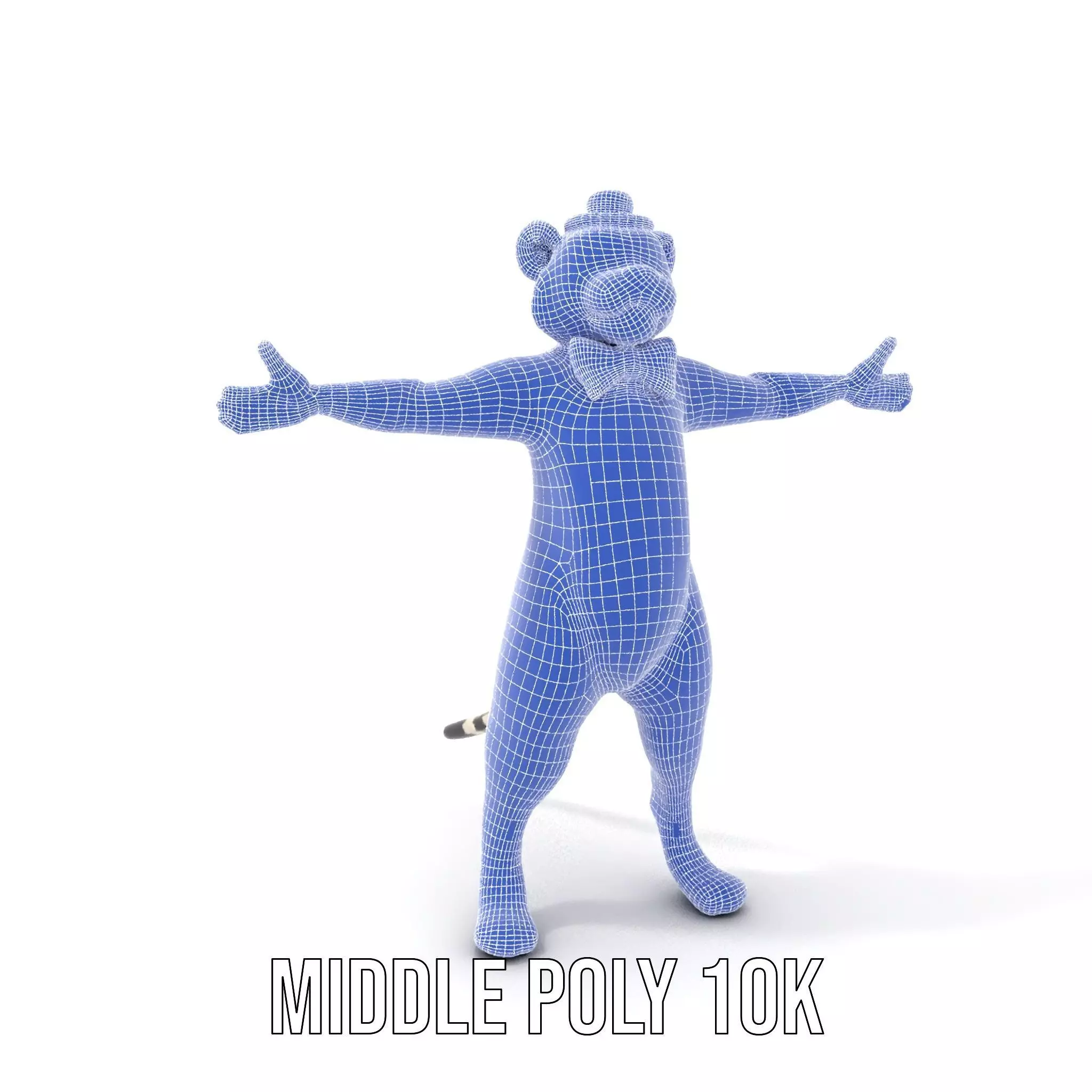 Elegant Tiger Performer model pack Low-poly 3D model_18