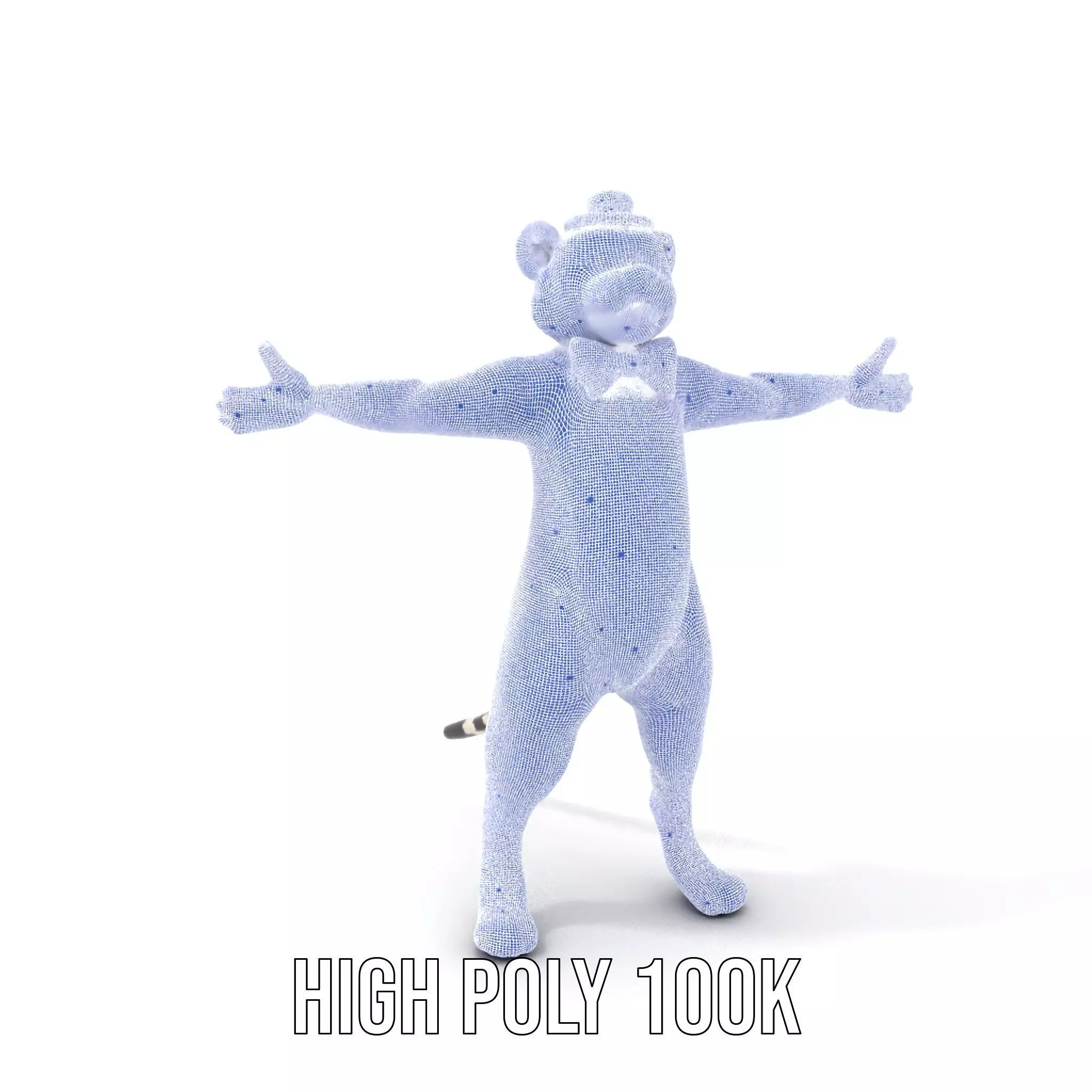 Elegant Tiger Performer model pack Low-poly 3D model_4