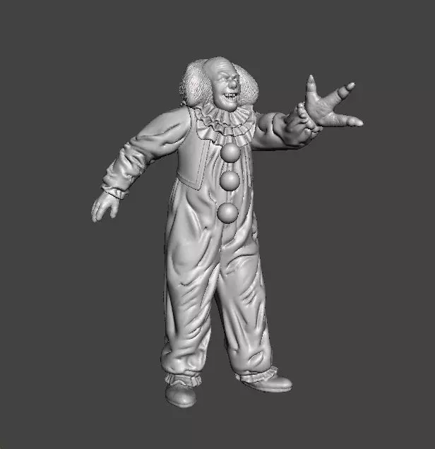 PENNYWISE IT 1990 MINIATURE MODEL HORROR OR FANTASY GAMES RPG 3D print model