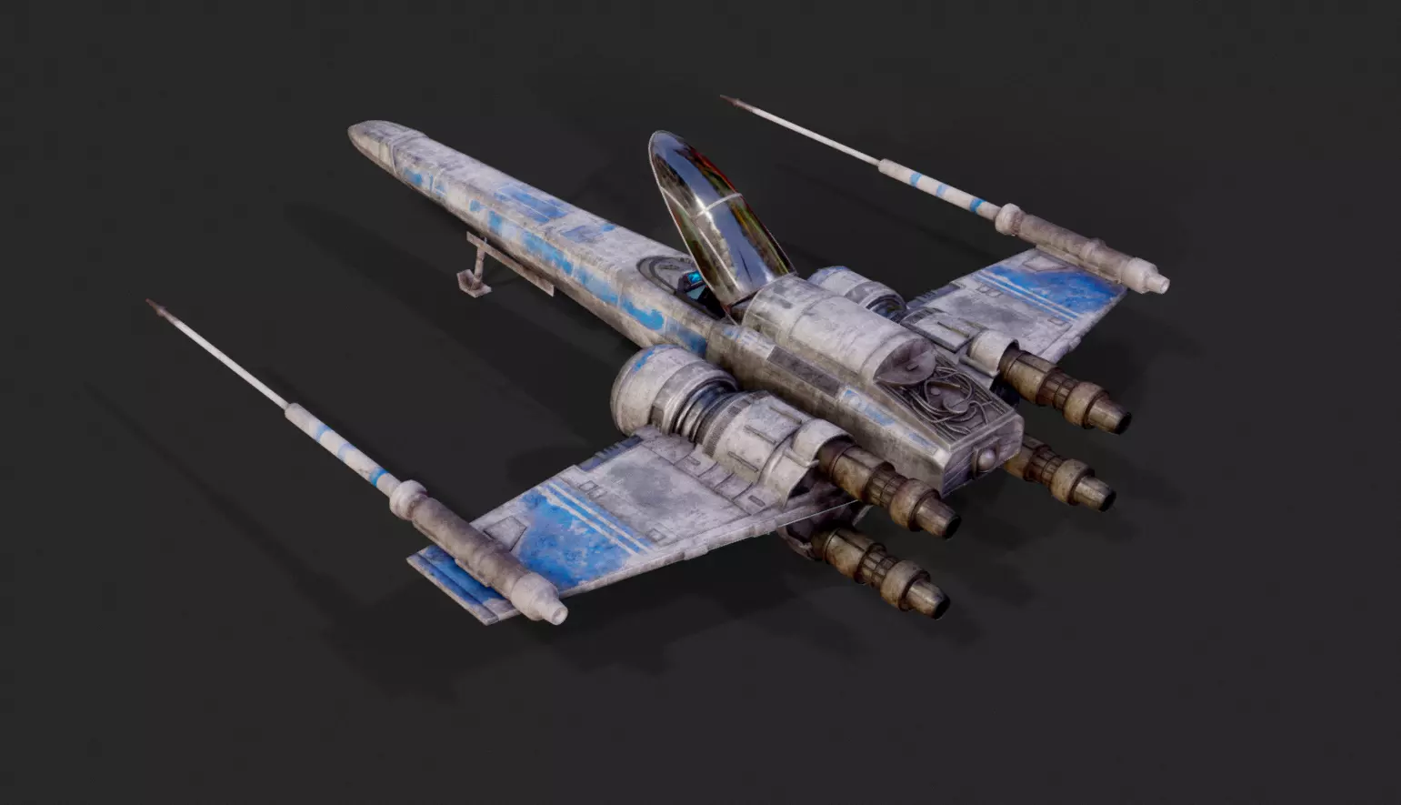 Star Wars - Z-95 headhunter 3D model_2