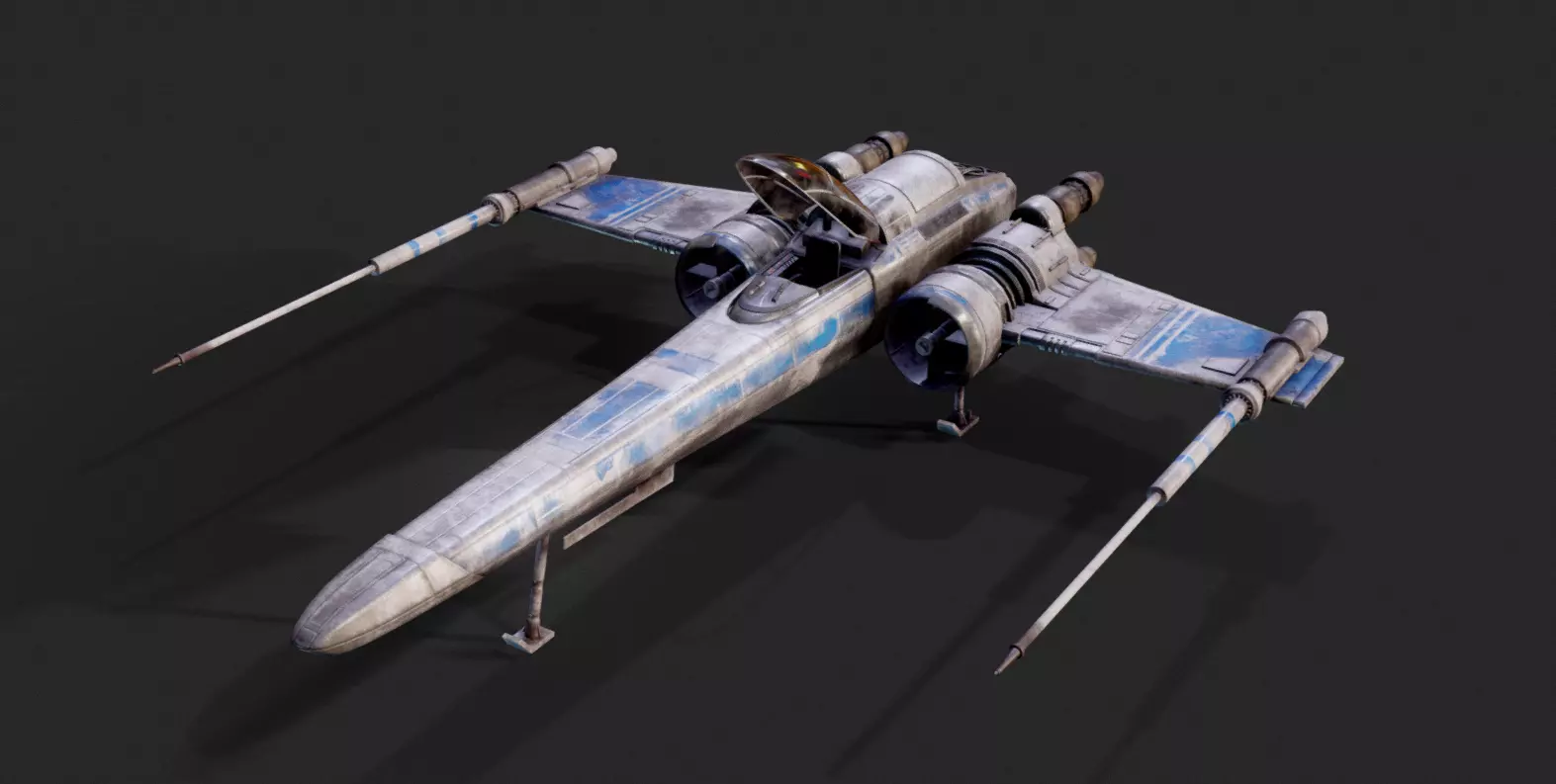 Star Wars - Z-95 headhunter 3D model_0