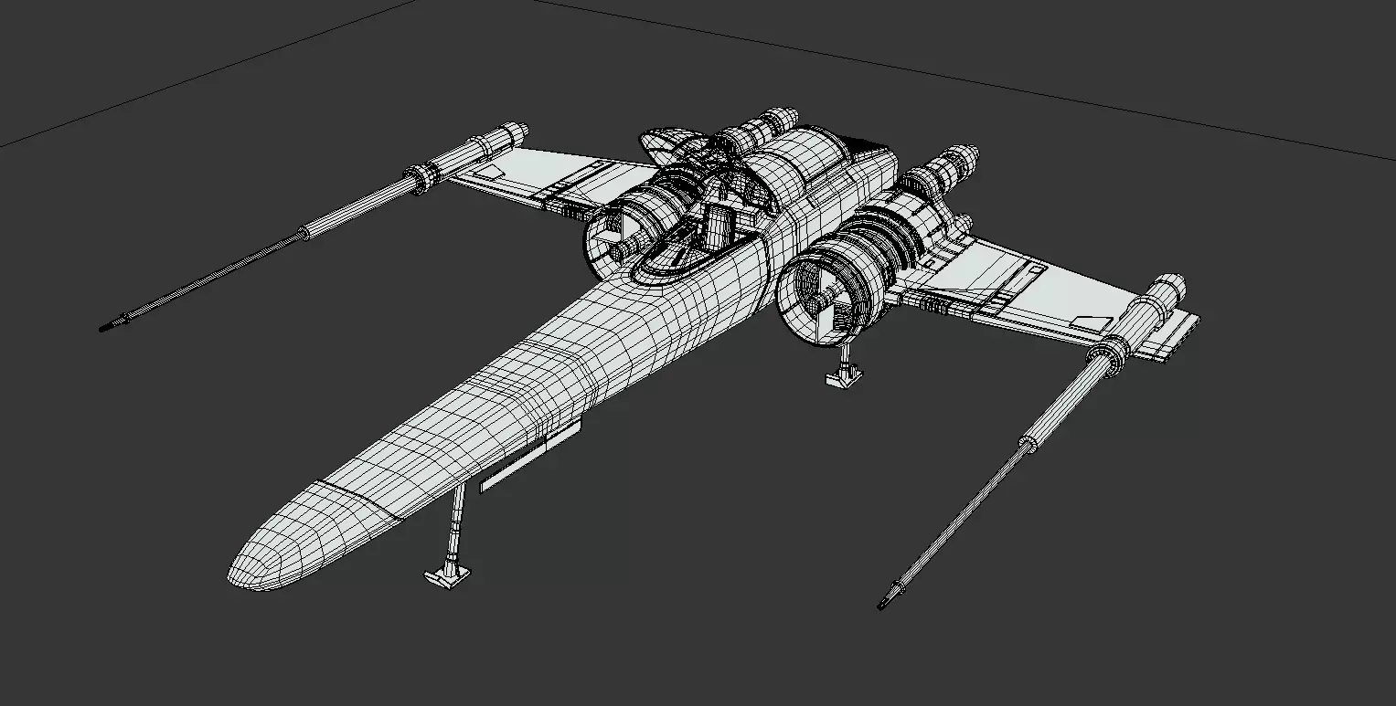 Star Wars - Z-95 headhunter 3D model_1