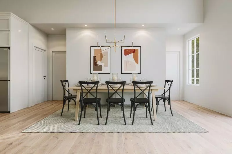 Modern 3-Bedroom Bungalow with Garage Screened Porch 3D Model  3D model_13