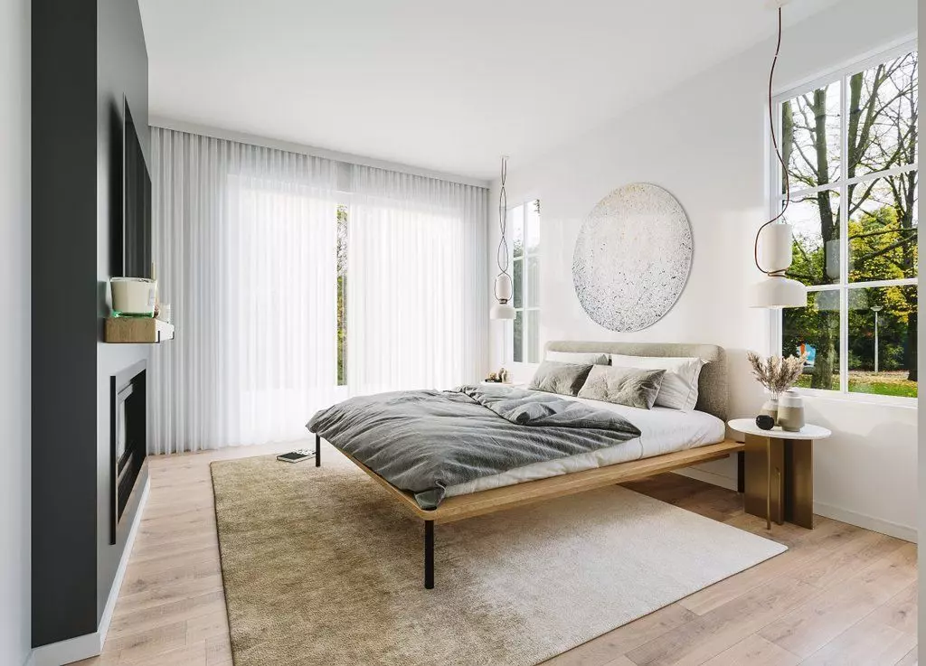 Modern 3-Bedroom Bungalow with Garage Screened Porch 3D Model  3D model_15