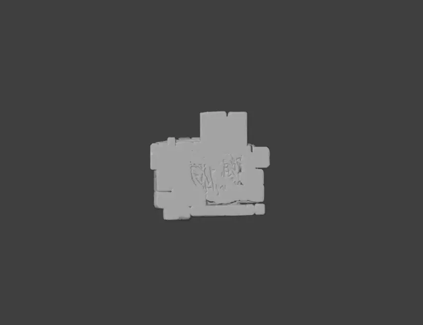 Ancient Stone Ruin Tower Low-poly 3D model_22