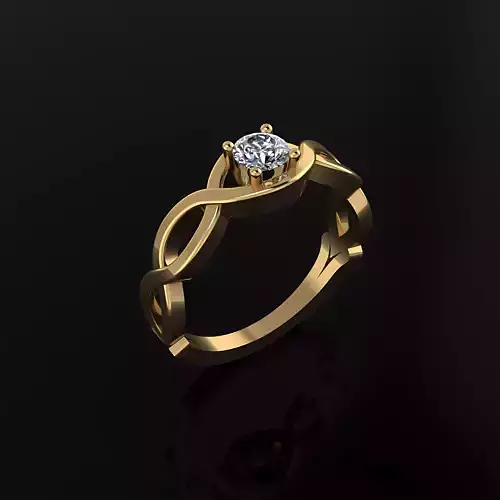 Infinity Engagement Ring