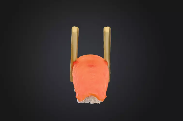 Sushi Delight Low-poly 3D model_7