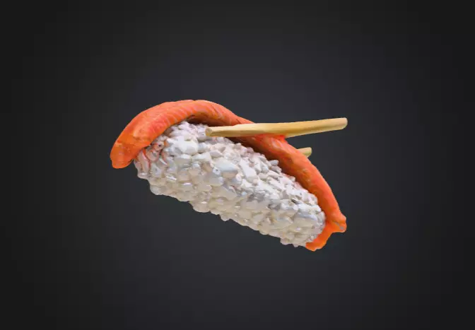 Sushi Delight Low-poly 3D model_14