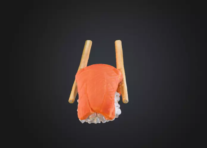 Sushi Delight Low-poly 3D model_3