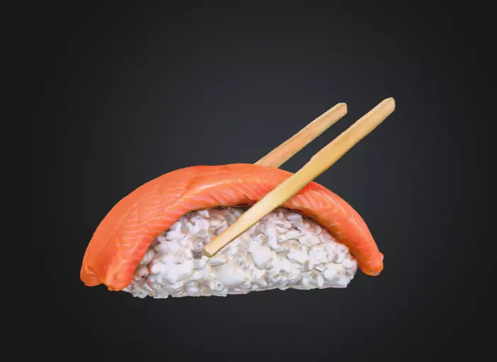 Sushi Delight Low-poly 3D model_2