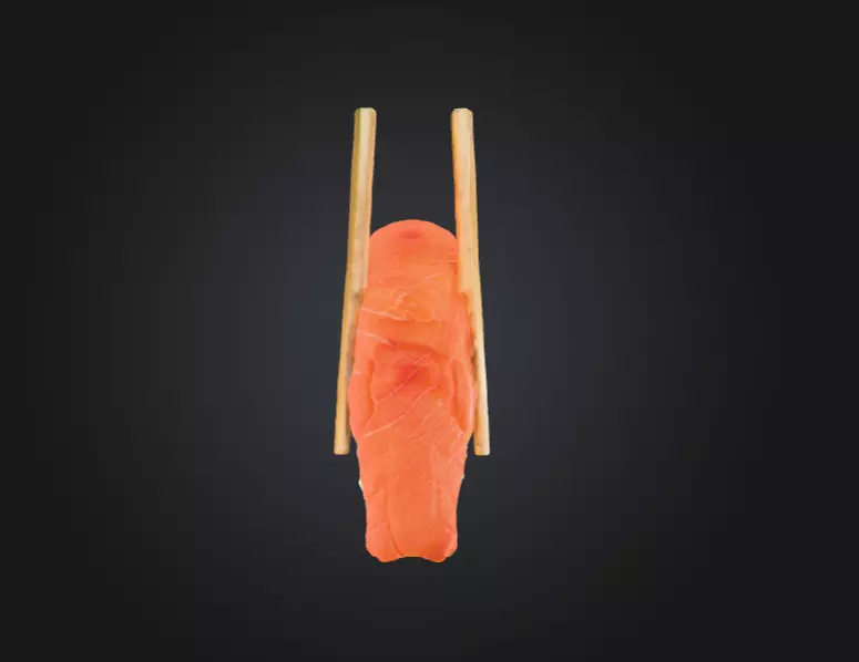 Sushi Delight Low-poly 3D model_10