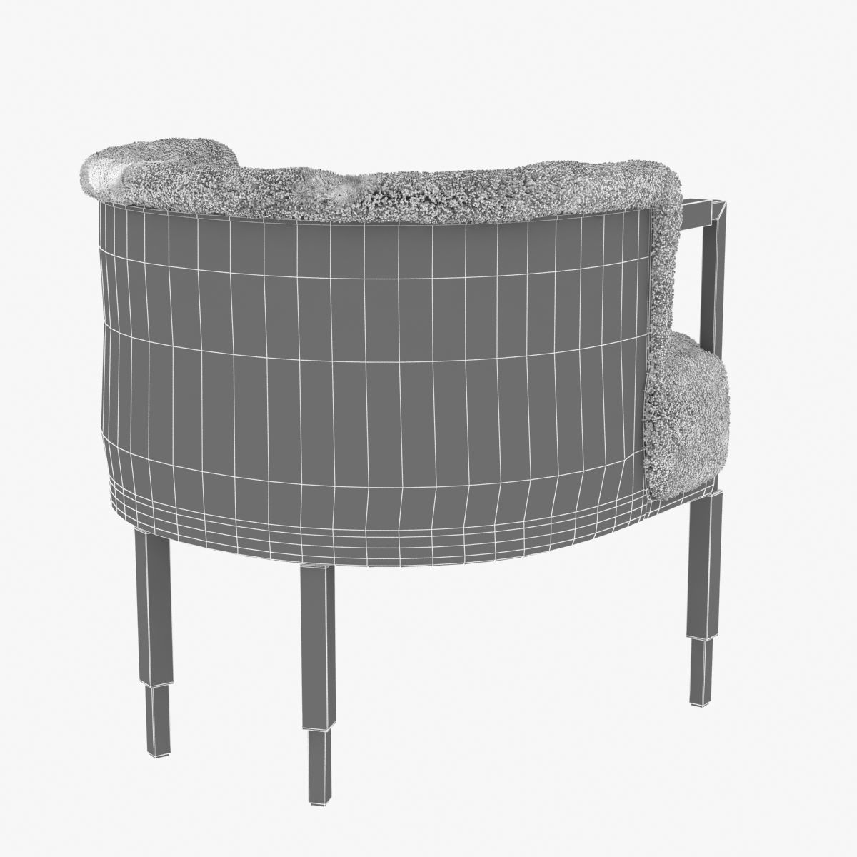 kelly wearstler LARCHMONT CHAIR 3D model_8