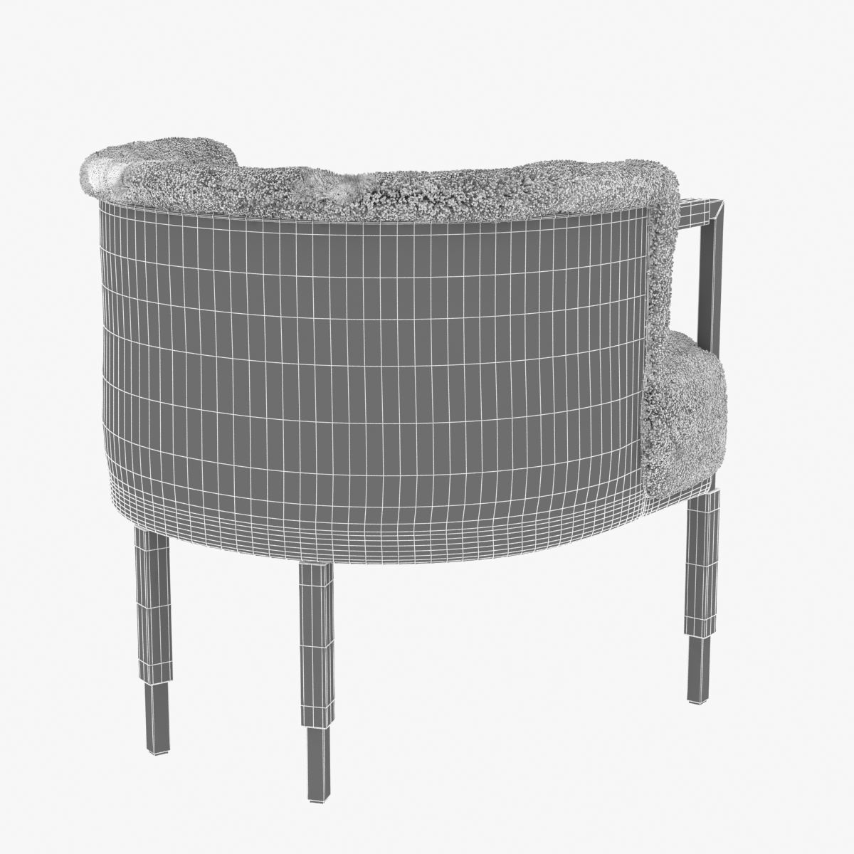 kelly wearstler LARCHMONT CHAIR 3D model_10