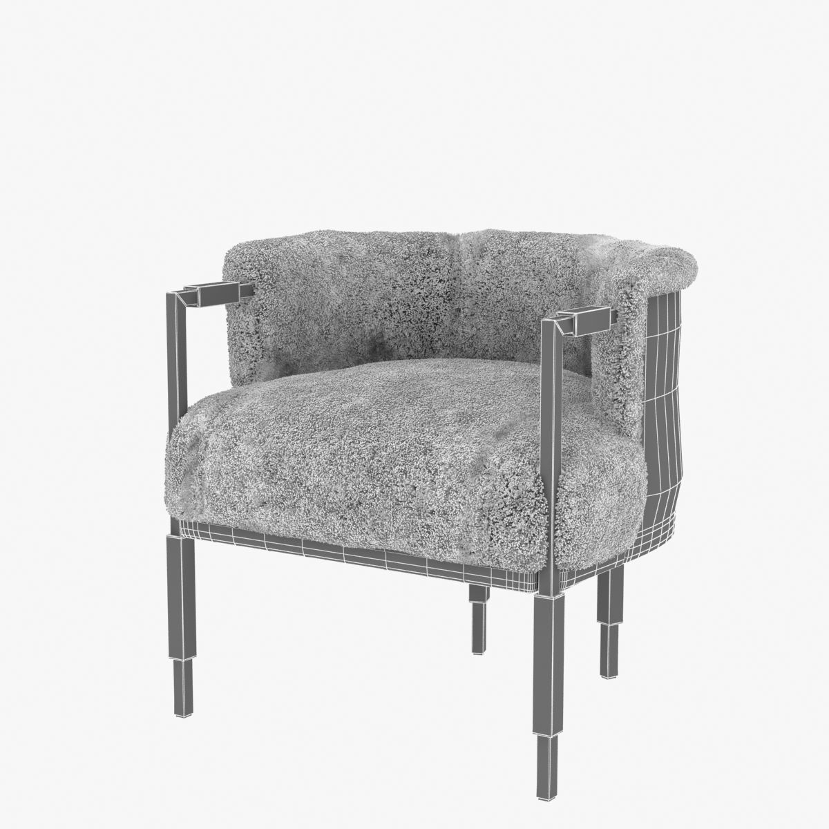 kelly wearstler LARCHMONT CHAIR 3D model_5