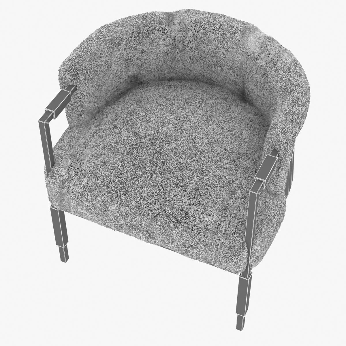 kelly wearstler LARCHMONT CHAIR 3D model_6