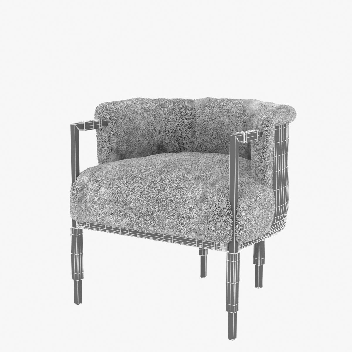 kelly wearstler LARCHMONT CHAIR 3D model_9