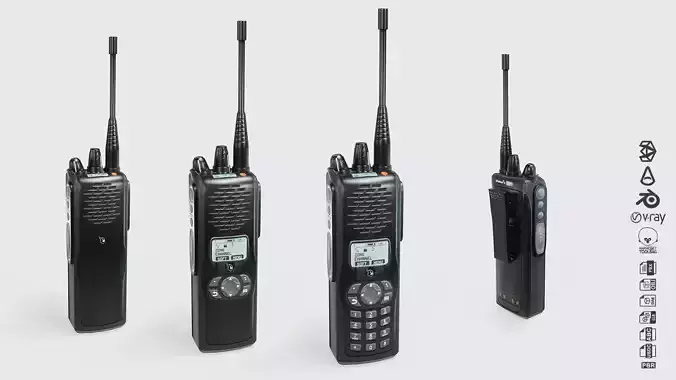 EF Johnson Viking Portable Radio