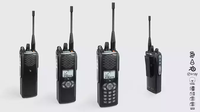 EF Johnson Viking Portable Radio