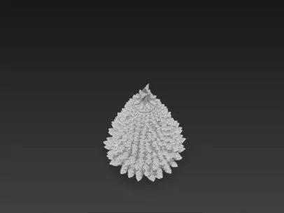 Christmas Tree 3D Model Realistic Happy Christmas Scene 3D print model_5