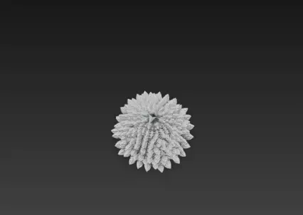 Christmas Tree 3D Model Realistic Happy Christmas Scene 3D print model_6