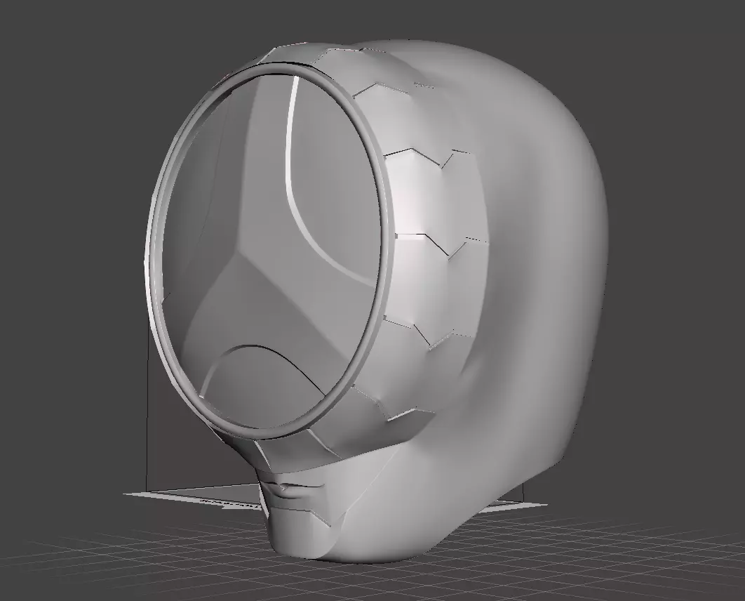 Power Rangers Blue Boonboomger Helmet 3D print model_5