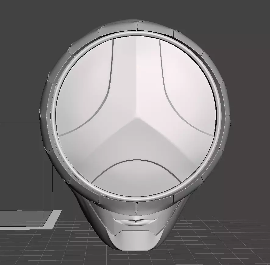 Power Rangers Blue Boonboomger Helmet 3D print model_4