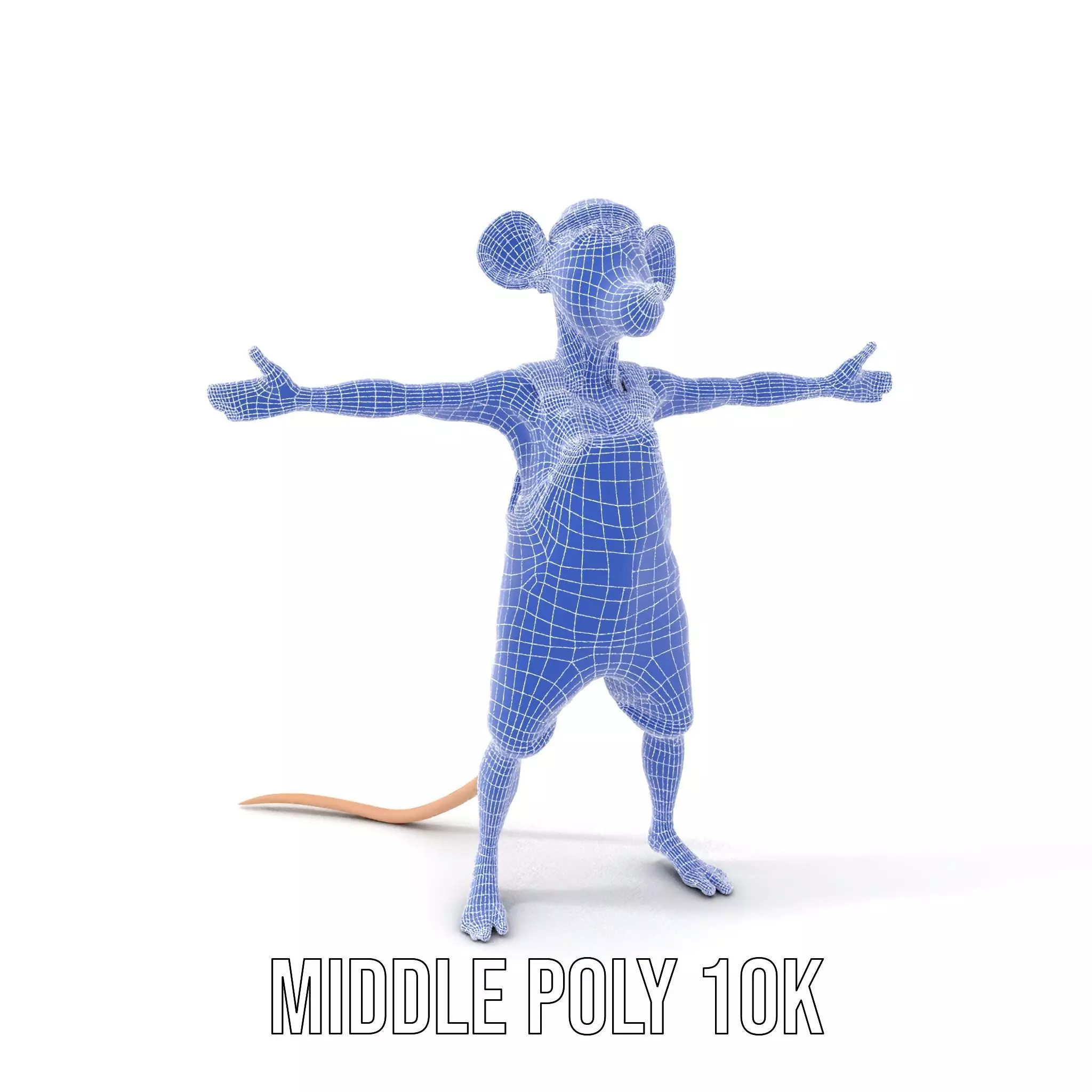 Adventurous Mouse Character model pack Low-poly 3D model_21