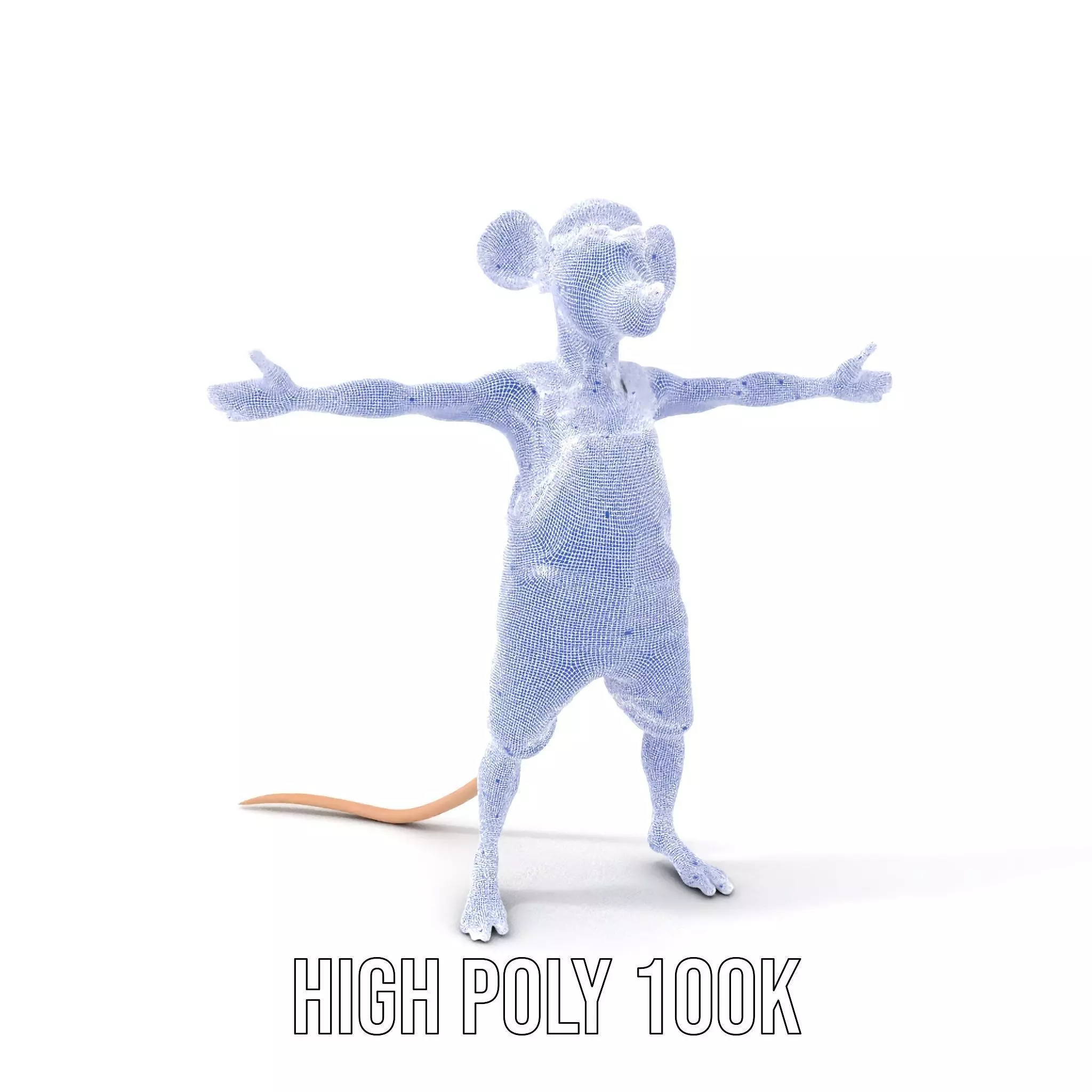 Adventurous Mouse Character model pack Low-poly 3D model_4