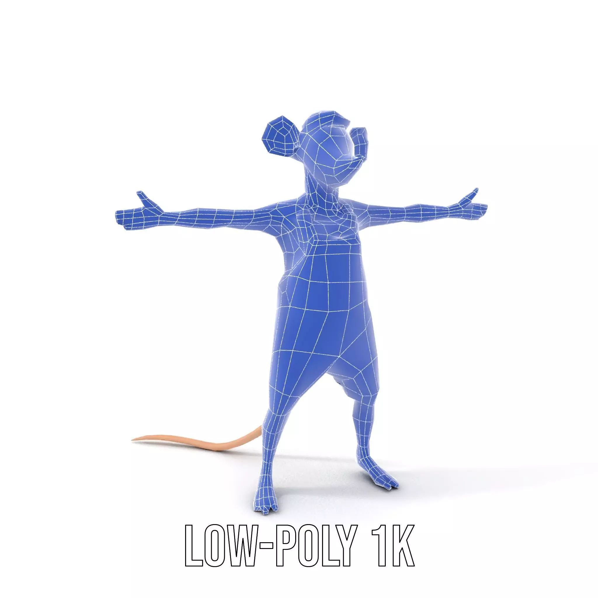 Adventurous Mouse Character model pack Low-poly 3D model_25