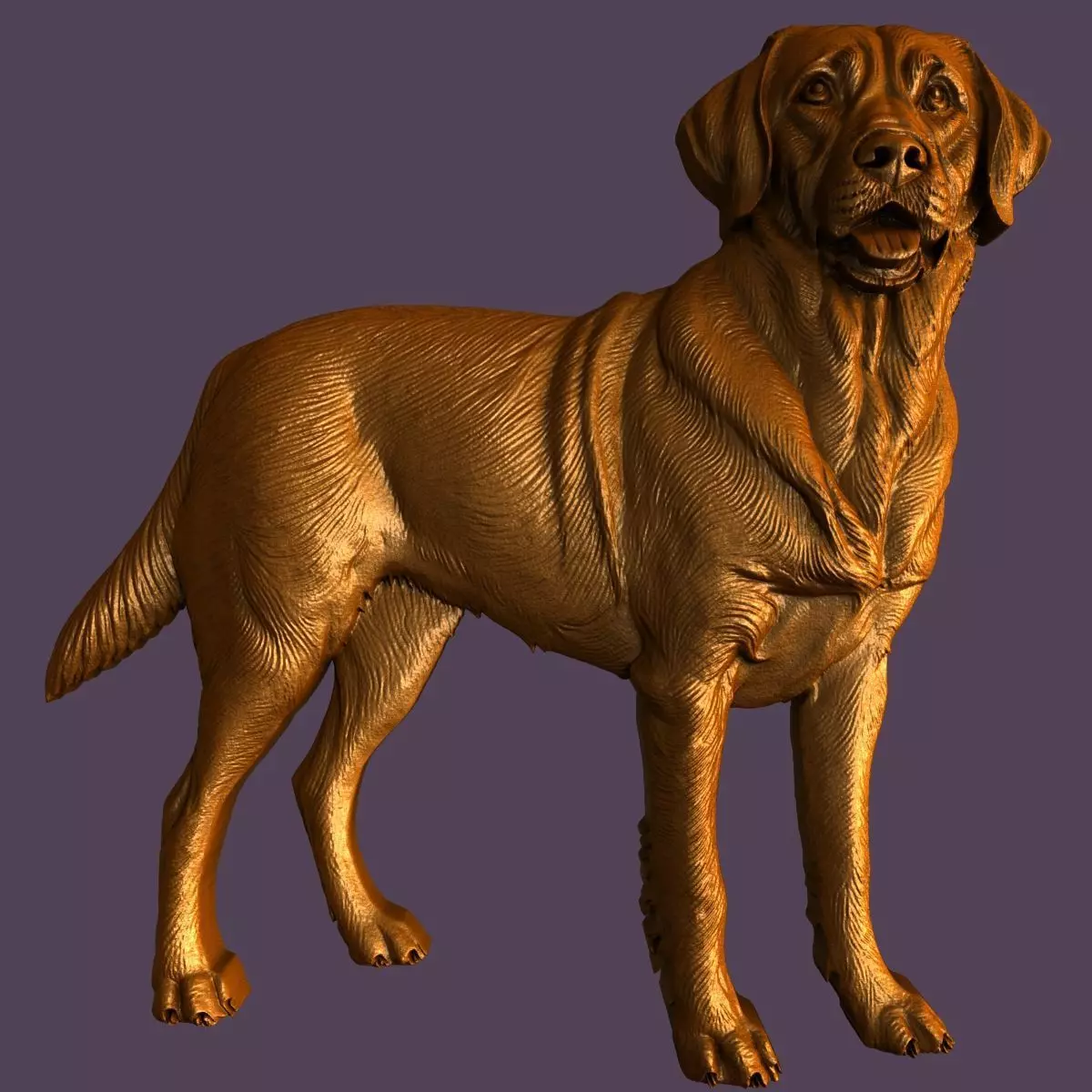 3d models for 3d printer Labrador Retriever 3D model_0
