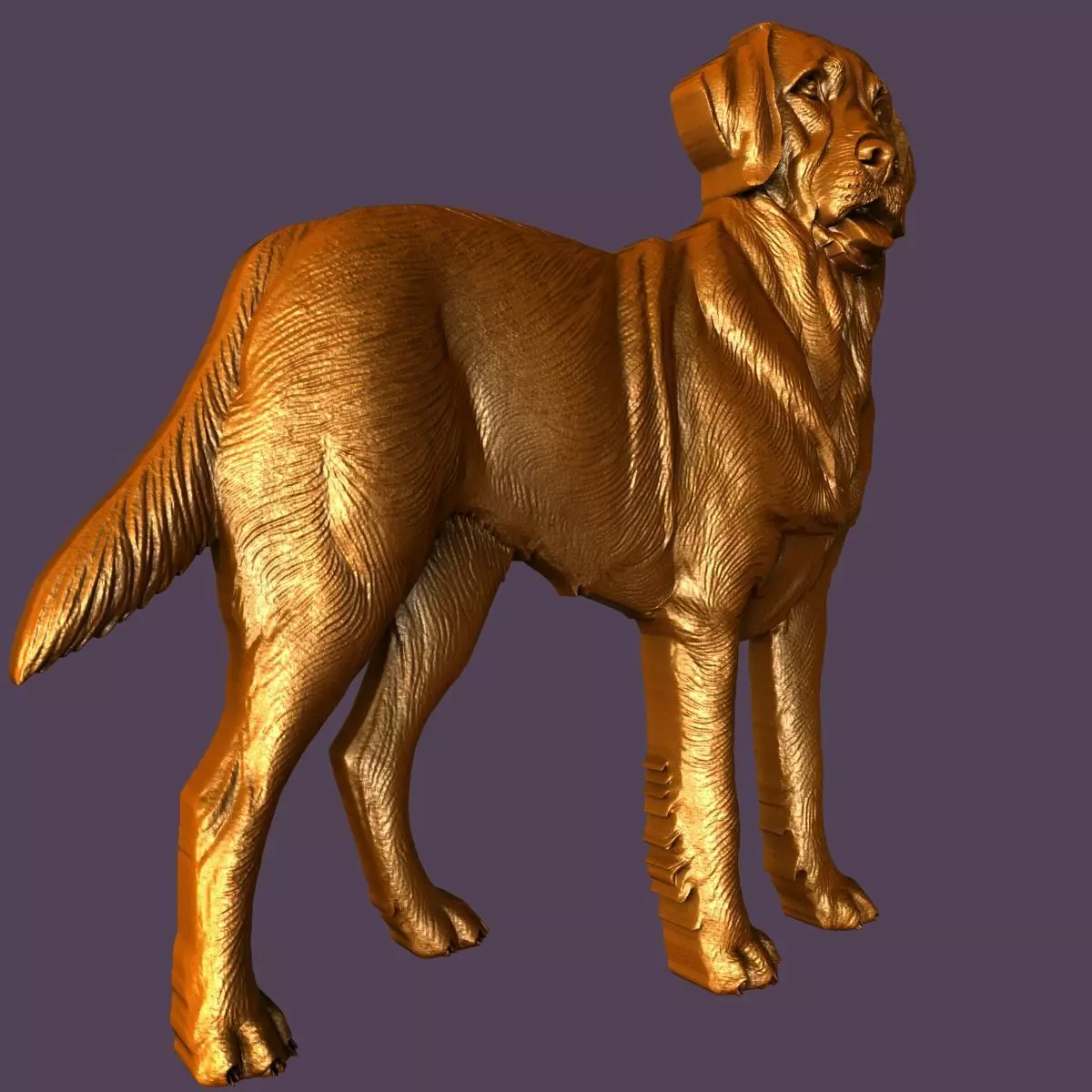 3d models for 3d printer Labrador Retriever 3D model_1