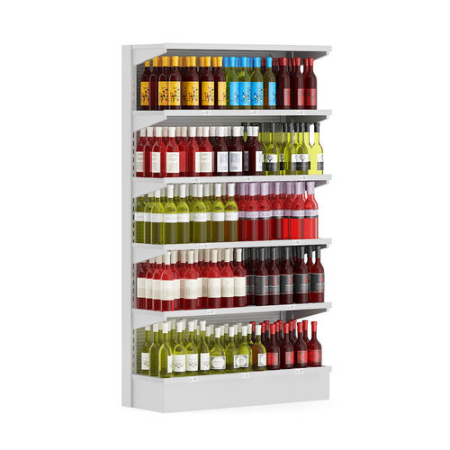 Market Shelf - Wines 3D model