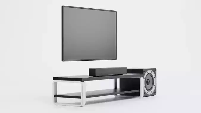 TV Unit with Flat Screen and Sound System V5 - Home Cinema