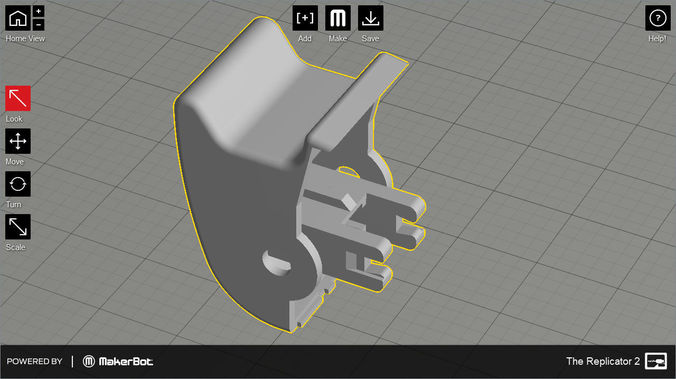 control of electric windows mazda mx5 3D print model 2