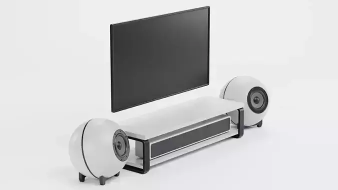 TV Unit with Flat Screen and Sound System V6 - Home Cinema