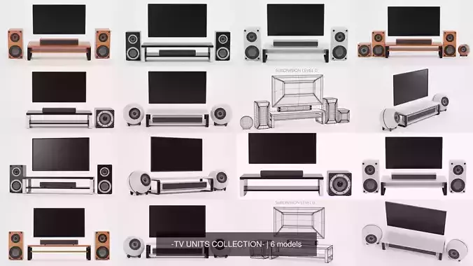 -TV UNITS COLLECTION-