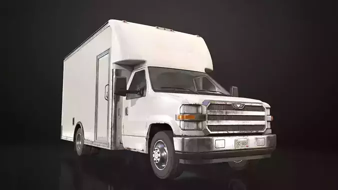 Medium Duty Truck V1 - Box Van