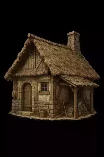 House - Medieval 2 Printable